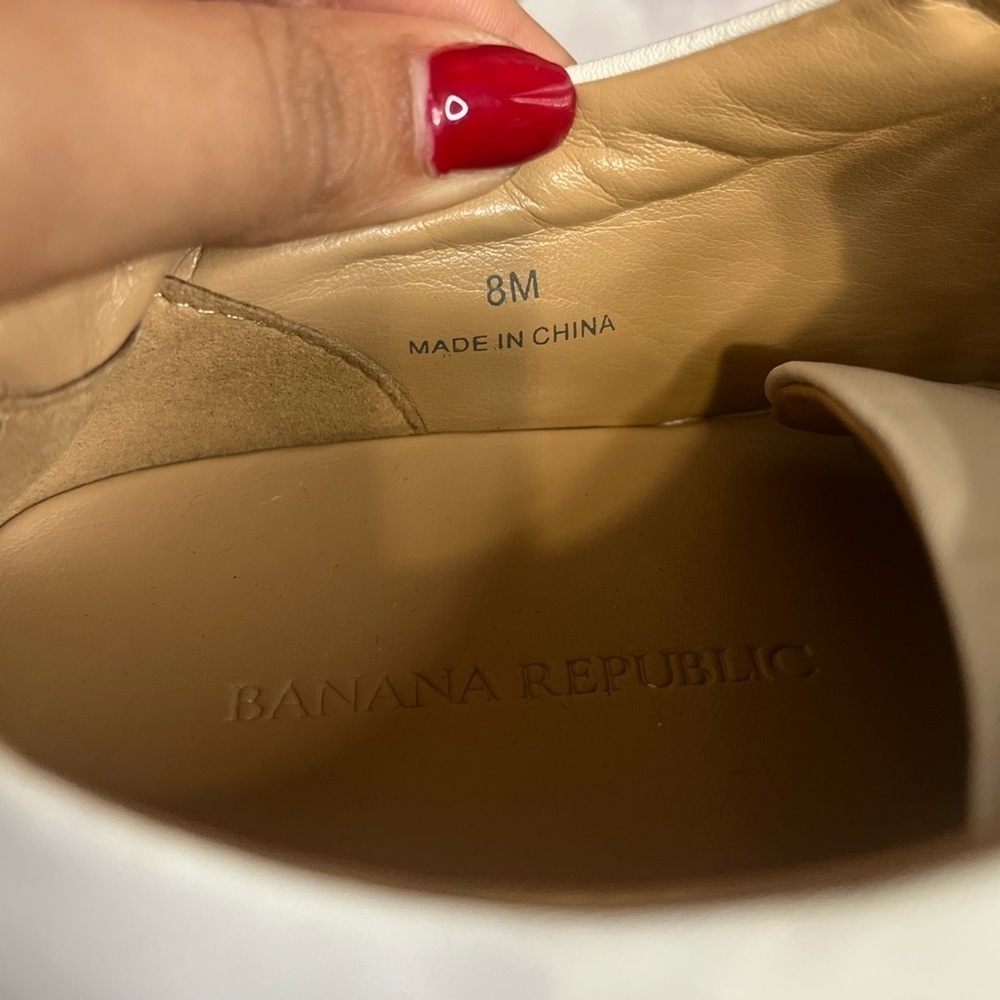Banana Republic leather sneaker size 8 - Picture 7 of 7